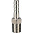 Штуцер елочка BF31-T-1/4-8 1/4″х8мм Ду8 Ру16 шланговый, корпус - нержавеющая сталь AISI 304 (CF8), присоединение - наружная резьба/штуцер в Сургуте