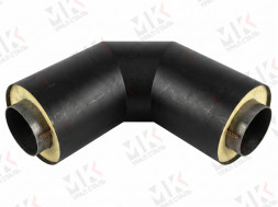 Отвод ППУ ПЭ с МЗИ и КВ 09Г2С ГОСТ 8732-78 325х8