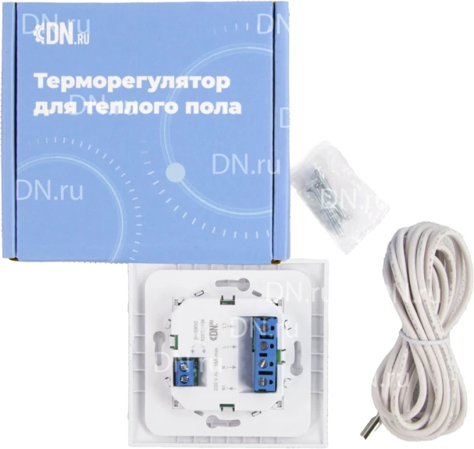 Терморегулятор для теплого пола T03SM механический цвет белый в Сургуте