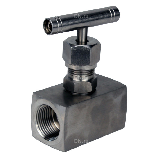 Клапан игольчатый VN3131M-T-Ht 2″ Ду50 Ру400 резьбовой, корпус - нержавеющая сталь 304, уплотнение - металл, с Т-образной рукояткой в Сургуте