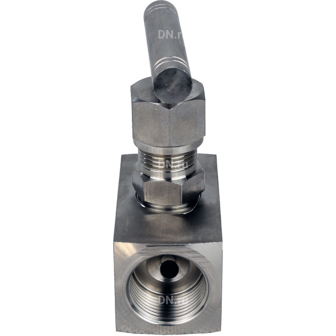Клапан игольчатый VN3232M-T-Ht 3/8″ Ду10 Ру400 резьбовой, корпус - нержавеющая сталь 316, уплотнение - металл, с Т-образной рукояткой в Сургуте