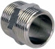 Ниппель Н-304-НР-НР 2 1/2″ Ду65 Ру20, корпус - нержавеющая сталь AISI 304, присоединение - наружная/наружная резьба, тип резьбы - BSPT
