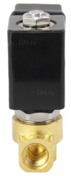 Клапан электромагнитный VS700-PT-NC-24VAC 3/4″ Ду20 Ру6 прямого действия двухходовой, корпус - латунь, присоединение - внутренняя резьба, уплотнение - PTFE, нормально-закрытый, катушка - 24 В AC