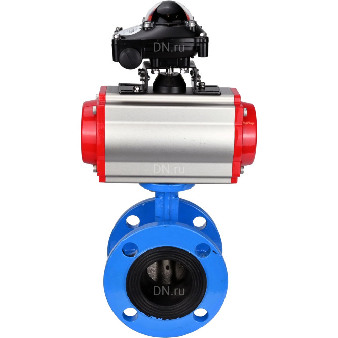Затвор дисковый поворотный WBV1313E-2W-F-H Ду65 Ру16 фланцевый, корпус - чугун GGG40, диск - чугун GGG40, уплотнение - EPDM, с пневмоприводом PA-DA-105 и БКВ APL-210N в Сургуте