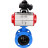 Затвор дисковый поворотный WBV1313E-2W-F-H Ду65 Ру16 фланцевый, корпус - чугун GGG40, диск - чугун GGG40, уплотнение - EPDM, с пневмоприводом PA-DA-105 и БКВ APL-210N в Сургуте
