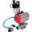 Кран шаровой BV3131P(3pc)-FP-W-ISO-H LONG Ду40 Ру40 полнопроходной, корпус - нержавеющая сталь 304, уплотнение - PTFE, под приварку, с пневмоприводом PA-DA-065, пневмораспределителем 4V320-08 AC220V и БПВ AFC2000 в Сургуте