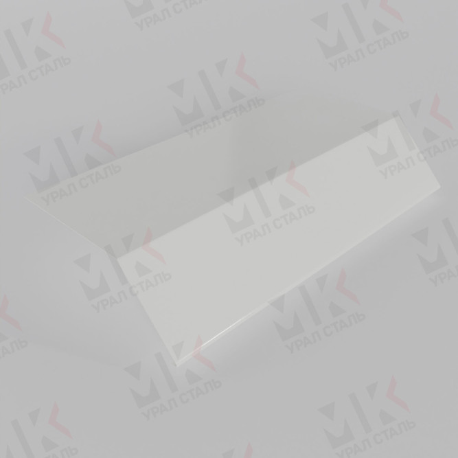 Планка карнизная 100х69х2000 мм RAL 9003 Белый 0,45 мм Полиэстер в Сургуте