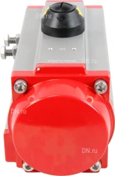 Пневмопривод PA-SA-130 с возвратными пружинами, ISO-фланец F07/F10, квадрат 22