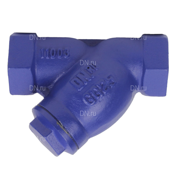 Фильтр сетчатый FMY1131PPL-T 1/2″ Ду15 Ру16 резьбовой L=85, корпус чугун GGG25, сетка SS304, уплотнение PPL, Y-образный в Сургуте