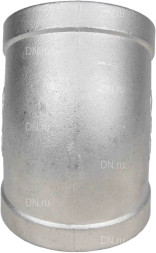 Отвод (полуотвод) ВР-ВР-316 1 1/2″ Ду40 Ру16 угол 45°, корпус - нержавеющая сталь 316, присоединение - внутренняя / внутренняя резьба