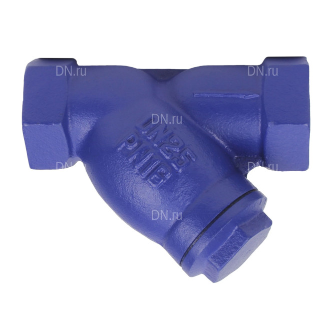 Фильтр сетчатый FMY1131PPL-T 1 1/4″ Ду32 Ру16 резьбовой L=140, корпус чугун GGG25, сетка SS304, уплотнение PPL, Y-образный в Сургуте