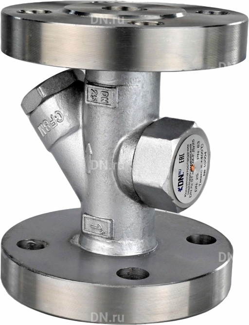 Конденсатоотводчик термодинамический ST3232M-F Ду25 Ру63 с фильтром, нержавеющая сталь, фланцевый в Сургуте