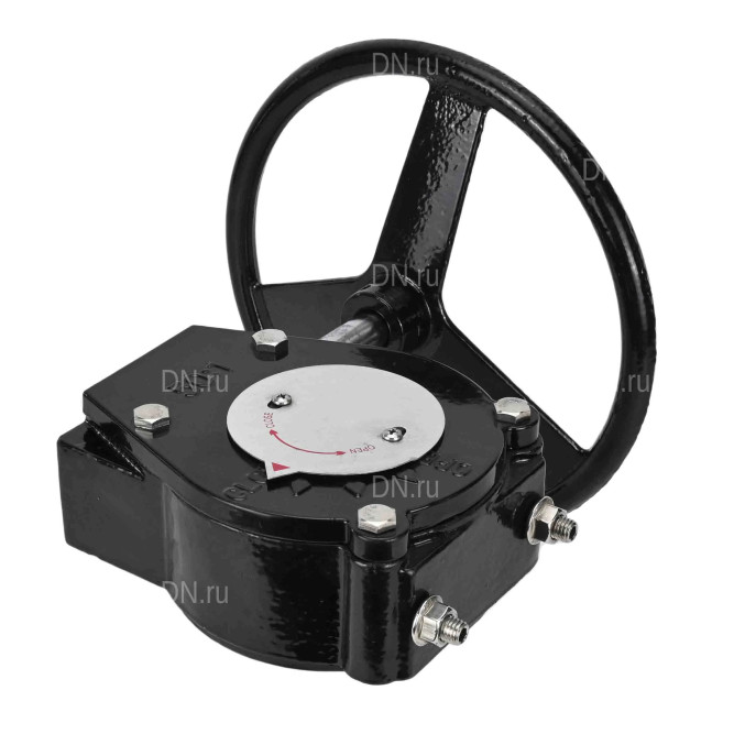 Редуктор RDN RQN5-500Z-T30 Ру16 для четвертьоборотной запорно-регулирующей арматуры, корпус - алюминиевый сплав, квадрат штока 22х22, F10 в Сургуте