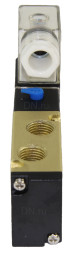 Пневмораспределитель 4V210-08 AC220V 1/4″ моностабильный, пятиканальный, для шиберных задвижек с пневмоцилиндром