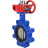 Затвор дисковый поворотный WBV1631E-2W-Fb-H Ду150 Ру16 LUG межфланцевый, корпус - чугун QT450, диск - нержавеющая сталь AISI 304, уплотнение - EPDM, с редуктором HGBF RQN2-320Z в Сургуте