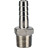 Штуцер елочка BF32-T-1 1/2-40 1 1/2″х40мм Ду40 Ру16 шланговый, корпус - нержавеющая сталь AISI 316 (CF8M), присоединение - наружная резьба/штуцер в Сургуте