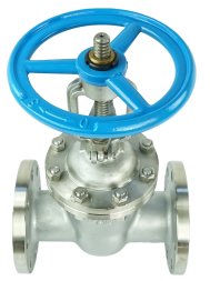 Задвижка клиновая 30нж64нж GVWR3131M-2W-F-S Ду80 Ру25 фланцевая, корпус - нержавеющая сталь 304, материал клина - нержавеющая сталь 304, уплотнение - металл, со штурвалом GAIR