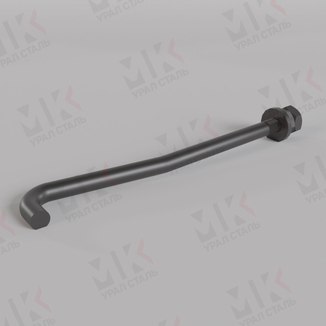 Болт фундаментный тип 1.2 М24х1500 мм ГОСТ 24379.1-2012 изогнутый в Сургуте