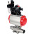 Кран шаровой BV3232P(3pc)-FP-W-ISO-H LONG Ду150 Ру16 полнопроходной, корпус - нержавеющая сталь 316, уплотнение - PTFE, под приварку, с пневмоприводом PA-SA-210, пневмораспределителем 4M310-08 AC220V, БКВ APL-210N и БПВ AFC2000 в Сургуте