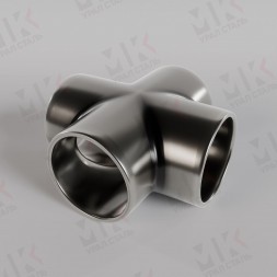 Крестовина нержавеющая 219 мм AISI 316L