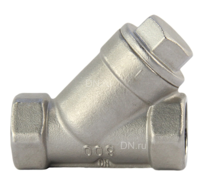 Фильтр сетчатый FMY3232P-T 1/2″ Ду15 Ру16, Y-образный, корпус - нержавеющая сталь 316, резьбовой в Сургуте