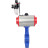 Затвор дисковый поворотный WBV1616E-2W-Fb-H Ду150 Ру16 LUG корпус - чугун QT450, диск - чугун QT450, уплотнение - EPDM, с пневмоприводом PA-SA-160, пневмораспределителем 4M310-08 AC220V и БПВ AFC2000 в Сургуте