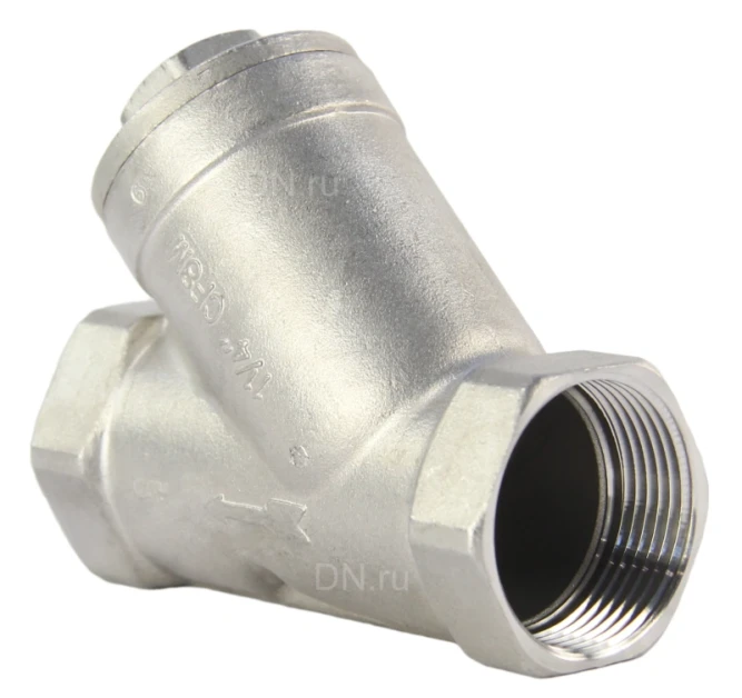 Фильтр сетчатый FMY3232P-T 1 1/4″ Ду32 Ру16, Y-образный, корпус - нержавеющая сталь 316, резьбовой в Сургуте