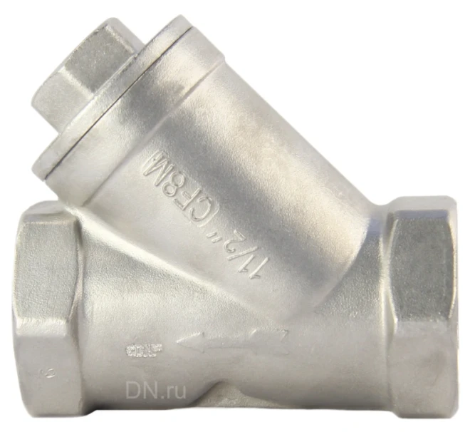 Фильтр сетчатый FMY3232P-T 1 1/2″ Ду40 Ру16, Y-образный, корпус - нержавеющая сталь 316, резьбовой в Сургуте