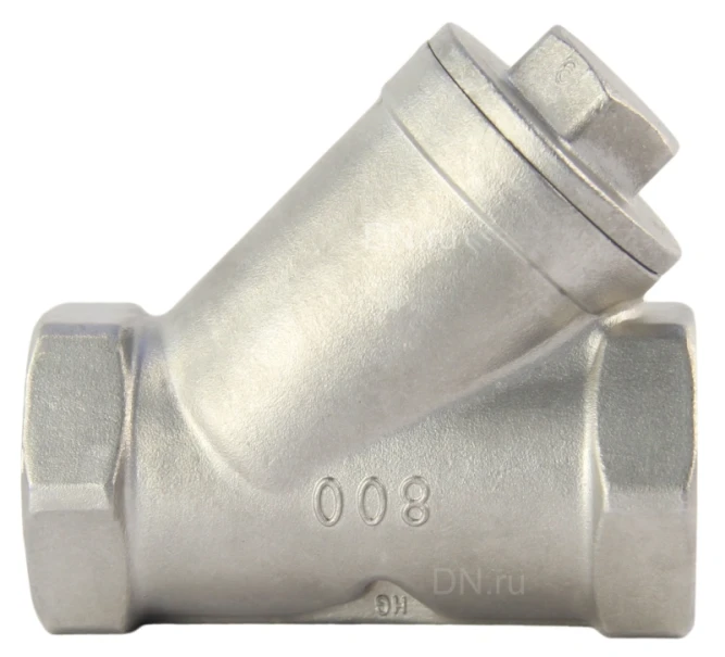 Фильтр сетчатый FMY3232P-T 1 1/2″ Ду40 Ру16, Y-образный, корпус - нержавеющая сталь 316, резьбовой в Сургуте