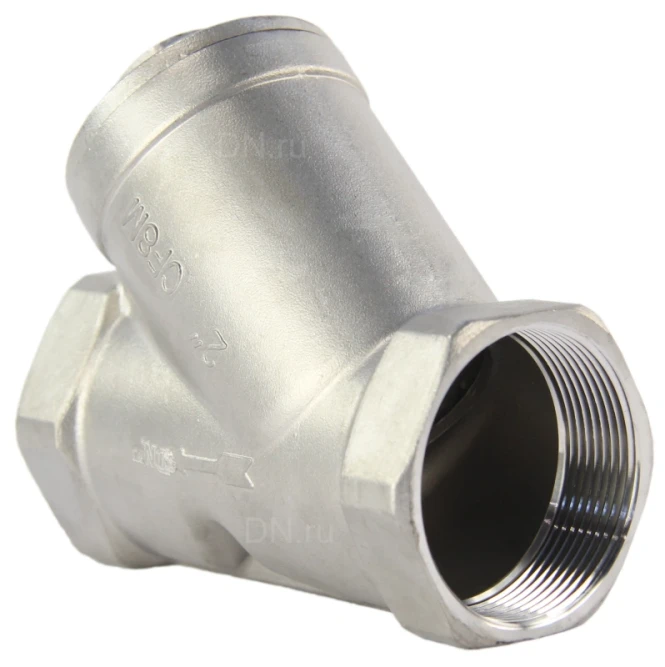 Фильтр сетчатый FMY3232P-T 2 1/2″ Ду65 Ру16, Y-образный, корпус - нержавеющая сталь 316, резьбовой в Сургуте