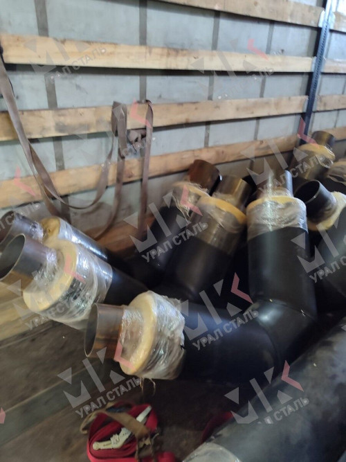 Отвод ППУ ПЭ 57х3.5/125 45 градусов в Сургуте