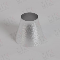 Переход 325х8-273х7 оцинкованный концентрический бесшовный ГОСТ 17378-2001