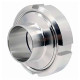 Муфта молочная в сборе CM-31-S Ду40 Ру10 под приварку, корпус - пищевая нержавеющая сталь AISI 304, уплотнение - Silicon