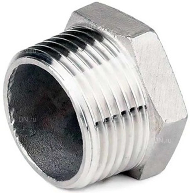 Заглушка З-304-НР 1/8″ Ду6 Ру20, корпус - нержавеющая сталь AISI 304, присоединение - наружная резьба, тип резьбы - BSPT в Сургуте