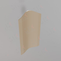 Штакетник металлический ELLIPSE 126 мм Полиэстер 0,4 мм RAL1014 Слоновая кость