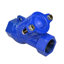 Клапан обратный VCB1433N-T 1/2″ Ду15 Ру16 муфтовый, шаровой, корпус - чугун, шар - сталь+NBR, уплотнение - NBR