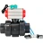 Кран шаровой BV4242E-FP-GRM-ISO Дн32 Ру10 полнопроходной, корпус - НПВХ, шар - НПВХ, уплотнение - EPDM, с пневмоприводом PA-SA-052, пневмораспределителем 4V320-10 AC220V и магнитным переключателем ALS200D в Сургуте