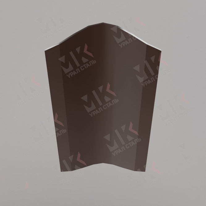 Штакетник металлический ELLIPSE 126 мм Полиэстер 0,45 мм RAL8017 Шоколад в Сургуте