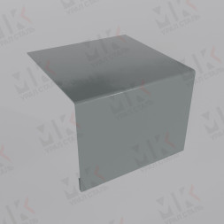Планка откоса сложная 3D 245х75х3000 мм 0,45 мм Полиэстер RAL 7005