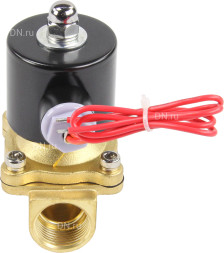 Клапан электромагнитный VS100-NT-NC-24VDC 3/4″ Ду20 Ру10, соленоидный двухходовой, корпус - латунь, уплотнение - NBR, резьбовой, нормально-закрытый, прямого действия, катушка - 24В