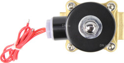 Клапан электромагнитный VS100-NT-NC-24VDC 3/4″ Ду20 Ру10, соленоидный двухходовой, корпус - латунь, уплотнение - NBR, резьбовой, нормально-закрытый, прямого действия, катушка - 24В