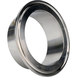 Штуцер CLAMP UC-31-W-50.5 Ду40 Ру10, корпус - нержавеющая сталь 304, присоединение - под приварку